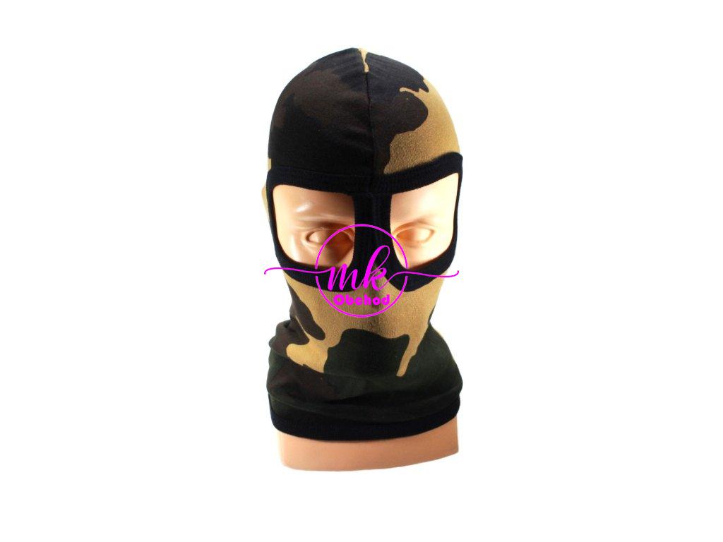 BAVLNĚNÁ KUKLA ROZDĚLENÉ OČI L/XL MASKÁČOVÁ