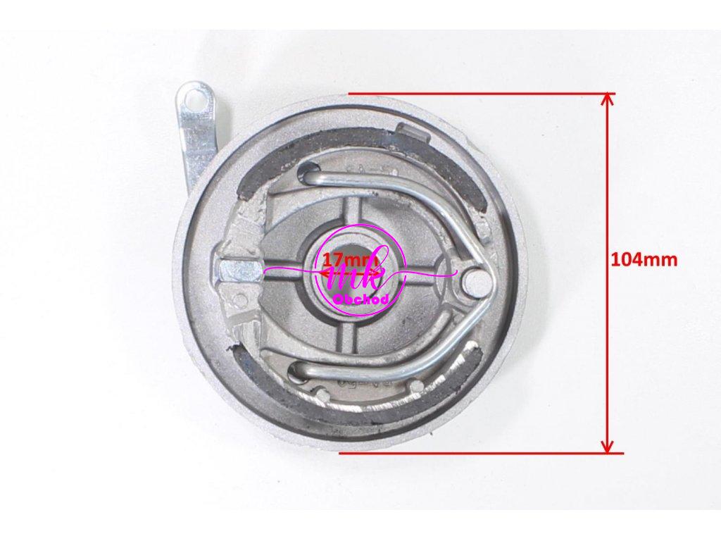 Kompletní bubnová brzda 8 palců - levá