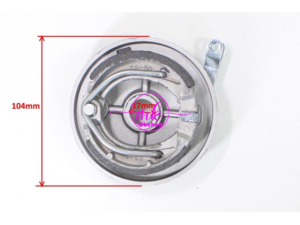 Kompletní bubnová brzda 8 palců - pravá