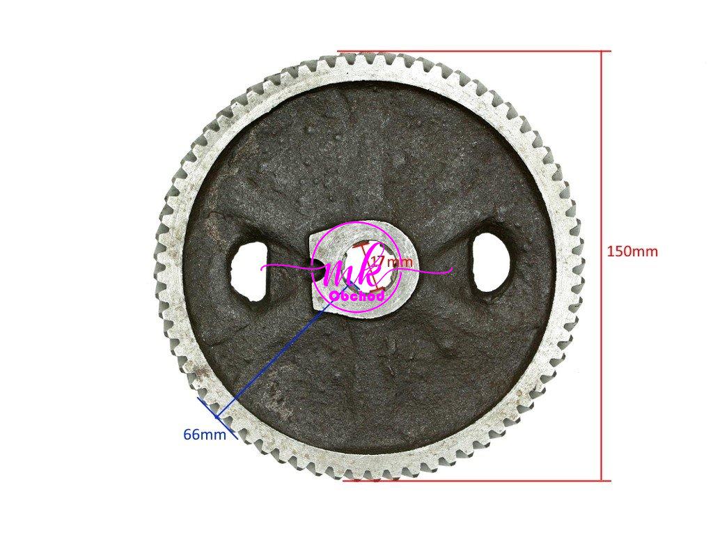 VELKÉ TALÍŘOVÉ KOLO SPOJKY MZ ES175/2 ES250/2 TS250 TS250/1 ETZ250 ETZ251 ETZ301 ML