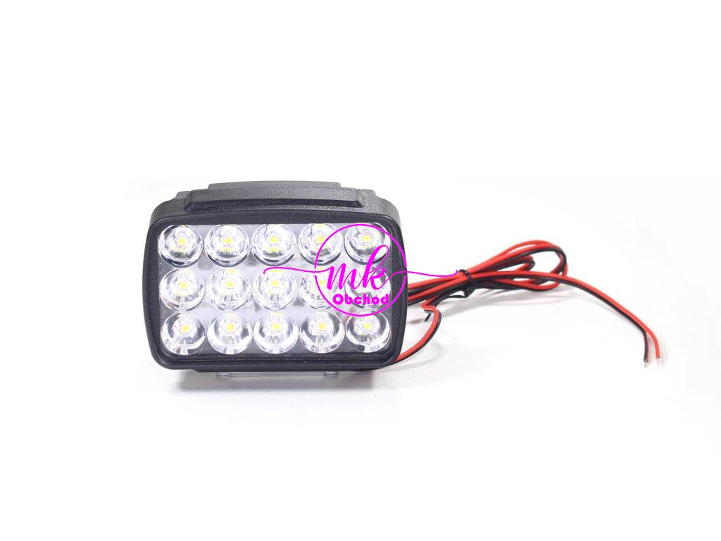 PŘEDNÍ SVĚTLO HALOGEN 15ks. LED DIODA 9-85V 25W