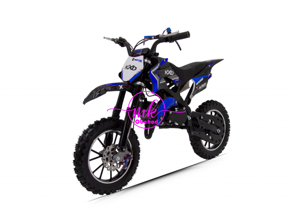 minicross  KXD 701A 49cc 10/10 - modrá