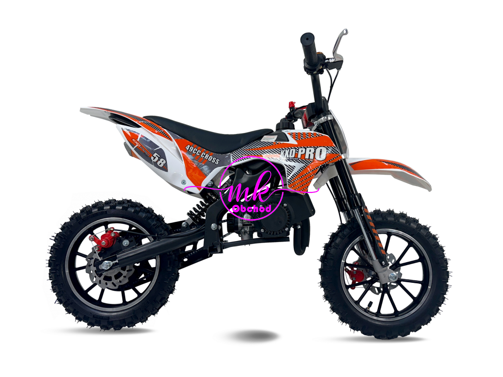 minicross  KXD 702A 49cc 10/10 - oranžová