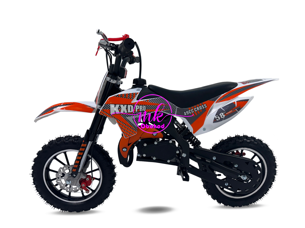 minicross  KXD 702A 49cc 10/10 - oranžová