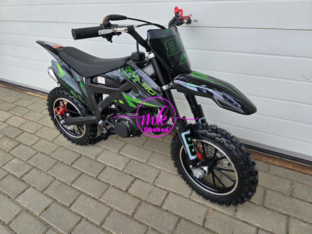 minicross KXD 706 49cc 10/10 - zelená