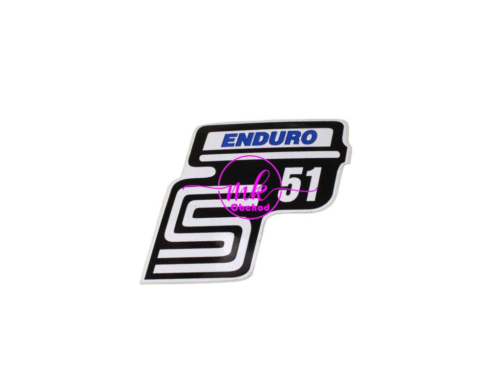 NÁLEPKA SIMSON S51 ENDURO MODRÁ