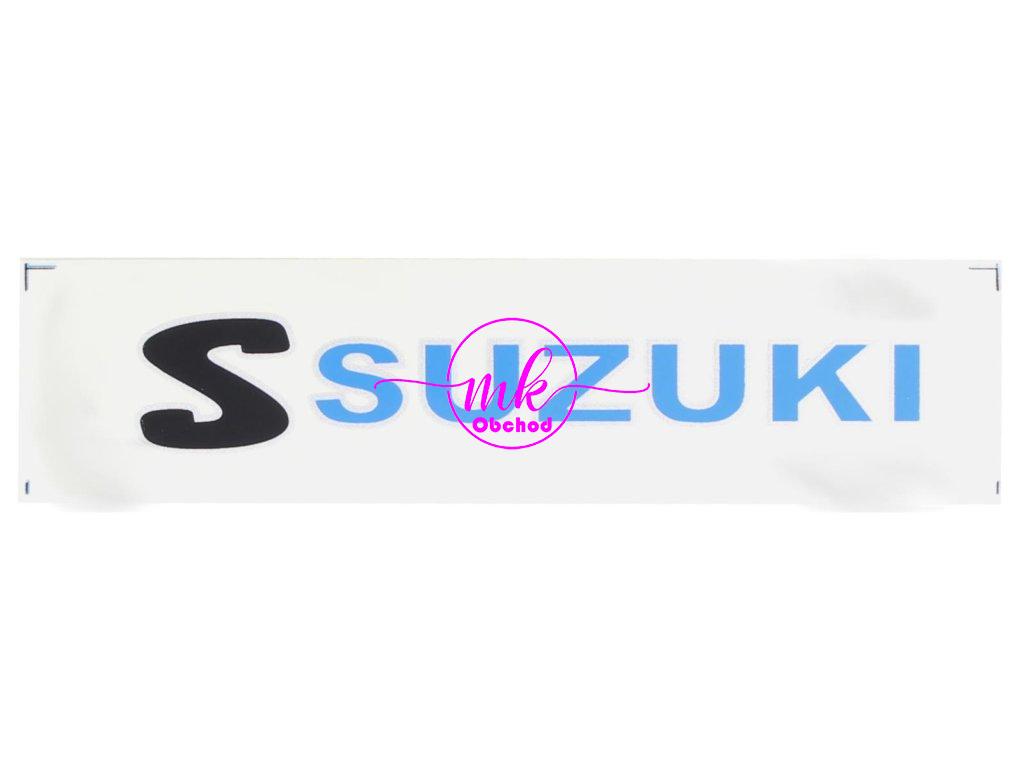 SAMOLEPKA SUZUKI MODRÁ KAT E 130mm x 30mm