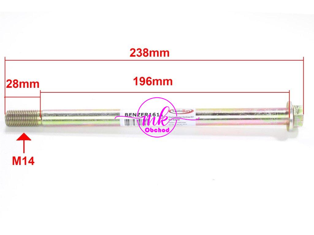 OSKA M14 x 238mm BENZER, BARTON, STREET, ZIPP, GY6