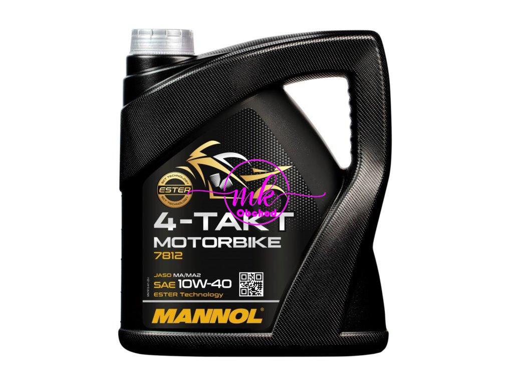 OLEJ MANNOL 4-TAKT MOTORBIKE 10W40 4L