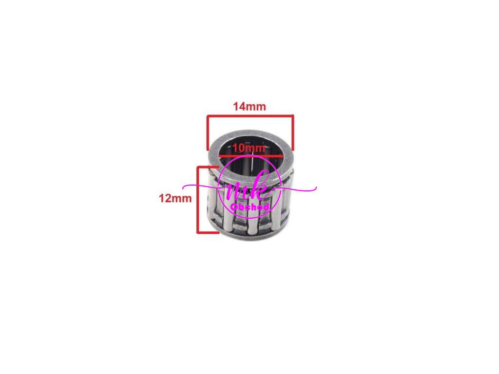 JEHLOVÉ LOŽISKO 10x14x12 APRILIA MBK MALAGUTI SUZUKI YAMAHA RMS PASUJE DO MODELOV: APRILIA-AMICO/AREA/GULLIVER/RALLY/SCARABEO/SONIC/SR MALAGUTI-CENTRO/CIAK/F10/F12F15/GRIZZLY/YESTERDAY MBK-SORRISO/BOOSTER/FLIPPER/OVETTO/NITRO SUZUKI-ADDRESS/SEPIA