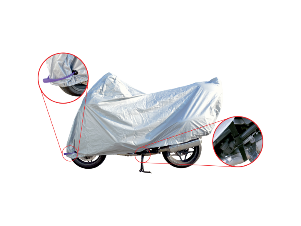 MOTOCYKLOVÝ KRYT VELIKOST L 228x99x124cm RMS