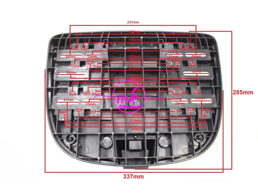 MONTÁŽNÍ DESKA PRO CENTRÁLNÍ KUFR YM-859