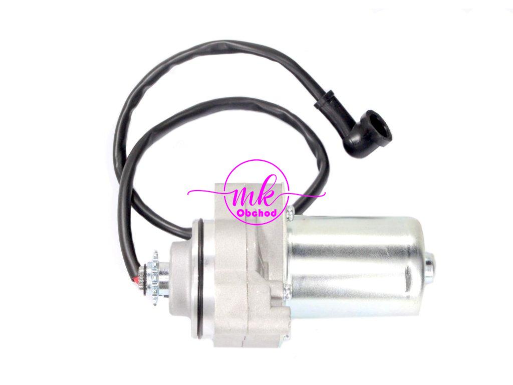 STARTER ATV 110/125 HORNÍ 12z HB MOTOR HORIZONTÁLNÍ S OZNAČENÍM 139FMB, 147FMD, 152FMH, 154FMI VYSKYTUJÍCÍ SE V ATV ČÍNSKÉ ČTYŘKOLKY, MOPEDY STREET, CROSS, CHOPPER