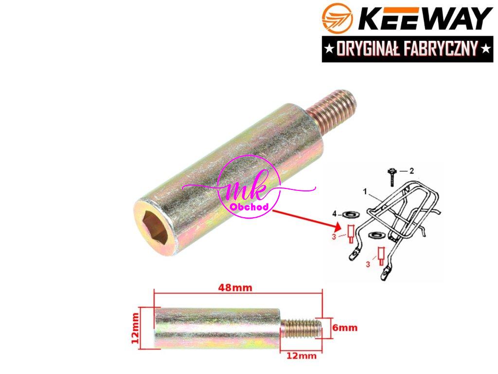 ORIGINÁL DLOUHÝ ŠROUB NOSIČE KEEWAY M6x48