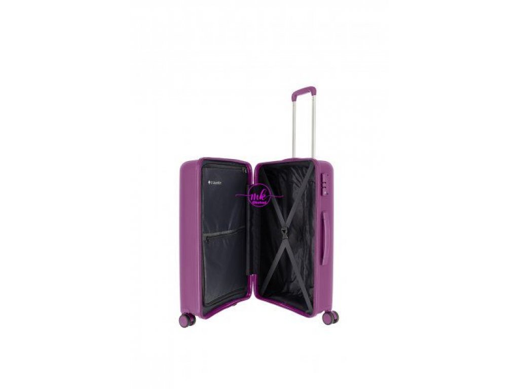 sada cestovních kufrů Travelite Vaka 4w fialová