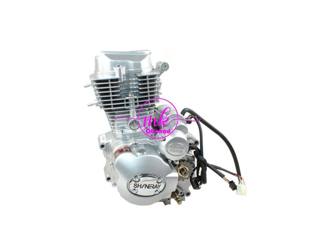 MOTOR CG 150 AC 162FMJ SHINERAY 4 RYCHLOSTI + ZPĚTNÝ HB