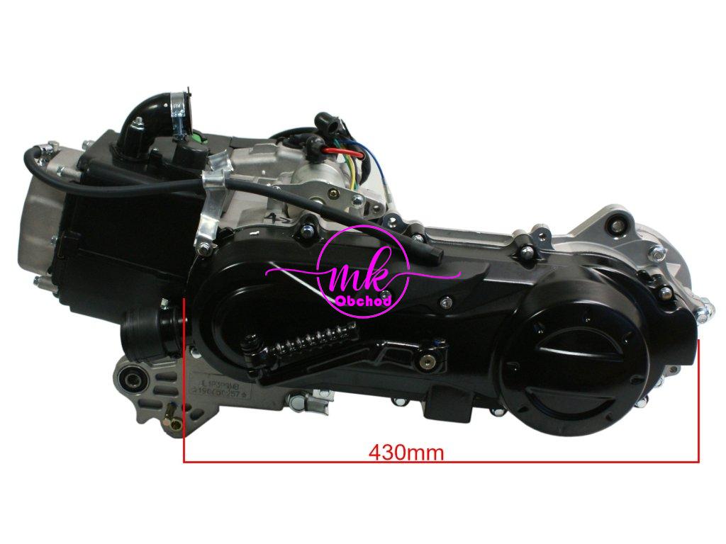 MOTOR GY6-80 KOLO 12'' DVOJITÝ TLUMIČ NEW FUXIN