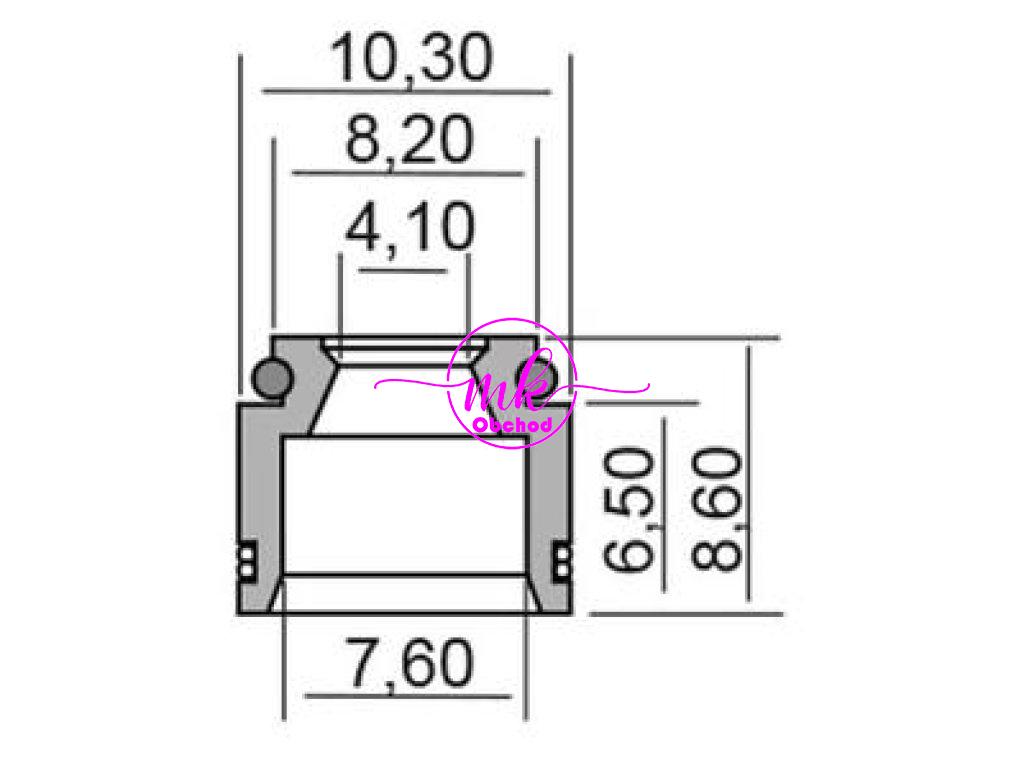 SIMMERING VENTILŮ SUZUKI AN DR GSF GSX 125/1300 RMS