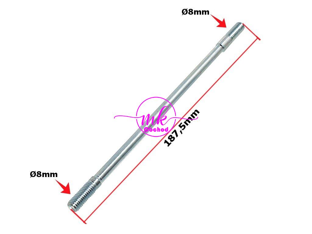 VÁLEC ATV 150 GY6-150 DIABLO PRAVÁ M8x187,5mm 157QMJ FUXIN