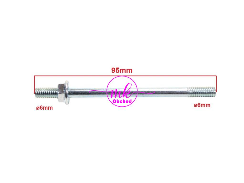 VÁLEC ŠROUB SIMSON KR50 M6x95mm SC