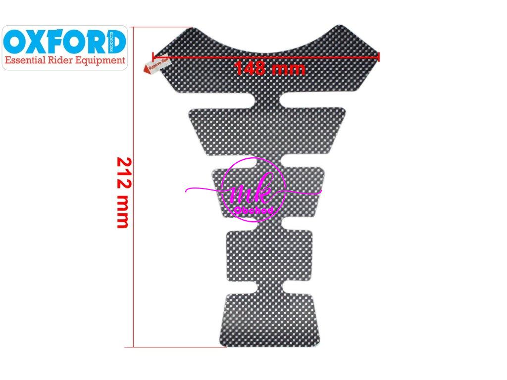 TANKPAD OXFORD SAMOLEPKA NA NÁDRŽ KARBON