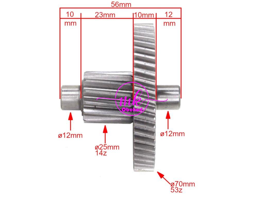 MEZILEHLÝ REŽIM GY6-50 SKÚTR 4T ZIPP ROUTER ROMET