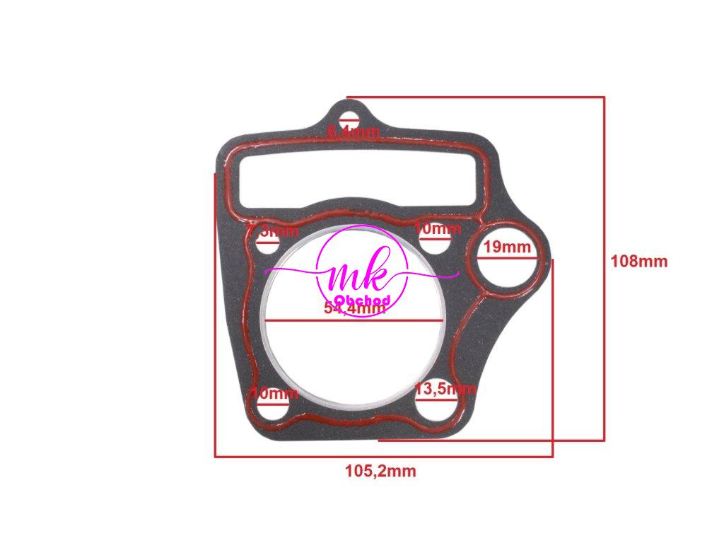 TĚSNĚNÍ ATV 125 HLAVY A VÁLCE 54mm SADA BRI