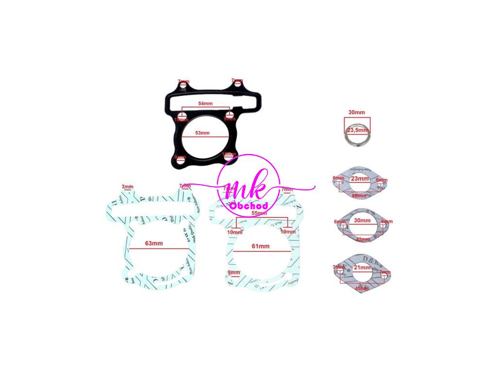 TĚSNĚNÍ HLAVY MOTORU KYMCO AGILITY 125 2006-2017 SADA TAIWAN