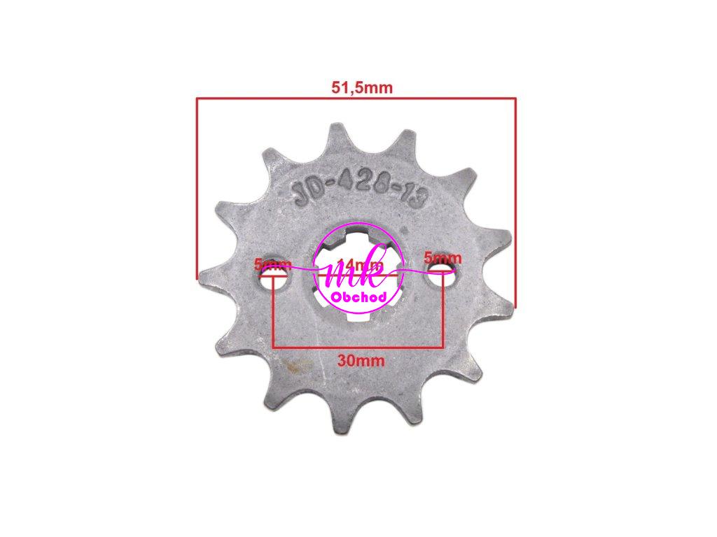 PŘEDNÍ ROZETA 428-13z 14x17mm ROUTER WS 50 HB