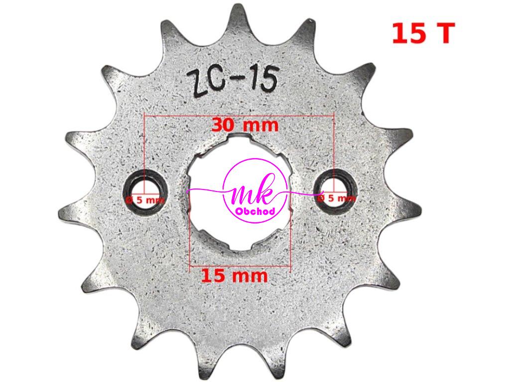 PŘEDNÍ OZUBENÉ KOLO 428-15z ATV STREET CG-150 CG-200 ROB