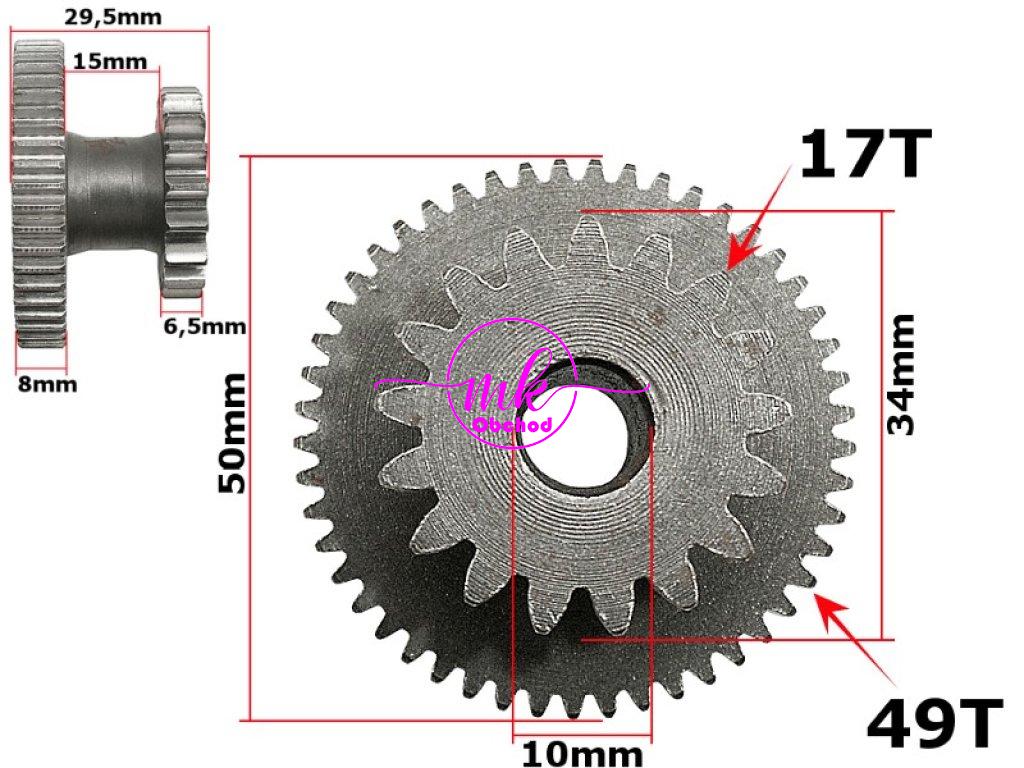 STARTÉR OZUBENÉ KOLO ATV 150 HB