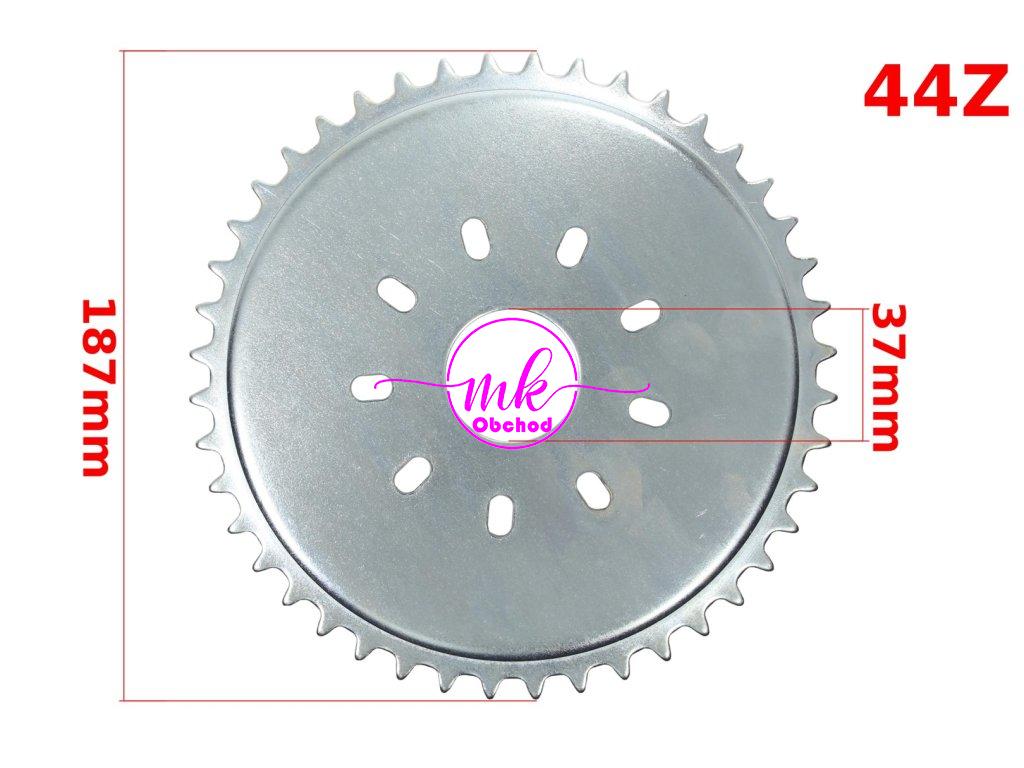 ZADNÍ OZUBENÉ KOLO PRO CYKLOMOTOR 44z