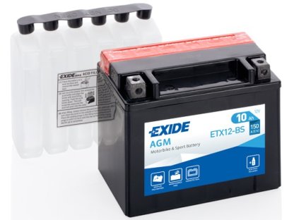 AKUMULÁTOR EXIDE YTX12-BS / ETX12-BS 10Ah AGM