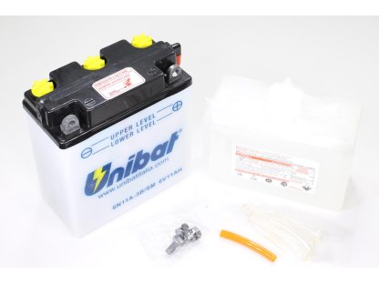 AKUMULÁTOR UNIBAT 6N11A-3B P+ 6V 11Ah