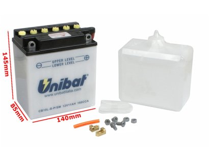 AKUMULÁTOR UNIBAT CB10L-B-P P+ 11Ah