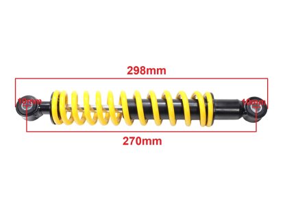 ZADNÍ TLUMIČ ATV 110/125 ŽLUTÝ 270mm BRI