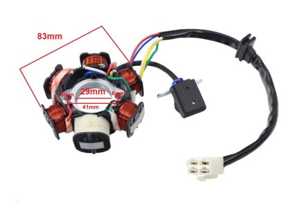 ZAPALOVACÍ APARÁT STATOR ATV 110/125 6 CÍVEK