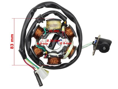 ZAPALOVACÍ APARÁT STATOR ATV 150 6 CÍVEK HB