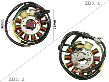 ZAPALOVACÍ APARÁT STATOR ATV 200/250 CG 11 CÍVEK