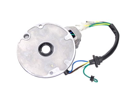 ZAPALOVACÍ APARÁT STATOR CROSS 125 2 CÍVKY TZ MOTOR HORIZONTÁLNÍ S OZNAČENÍM 139FMB, 147FMD, 152FMH, 154FMI VYSKYTUJÍCÍ SE V ATV ČÍNSKÉ ČTYŘKOLKY, MOPEDY STREET, CROSS, CHOPPER