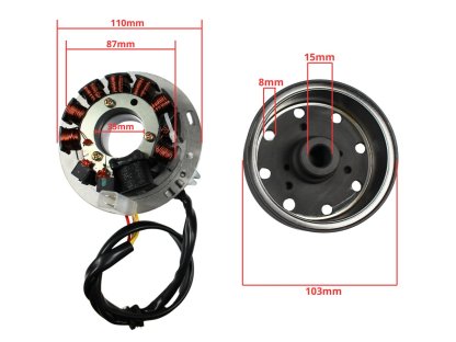 APARAT ZAPŁONOWY STATOR MAGNETO SIMSON S50/S51/S53/S70/SR50 12V 100W VAPE