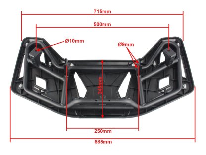 PŘEDNÍ KUFR PLAST ATV 125 ARMOUR NOVÝ HB