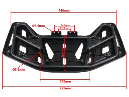 ZADNÍ NOSIČ PLAST ATV 200 NEW HB