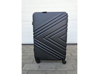 cestovní skořepinový kufr střední - černý II.