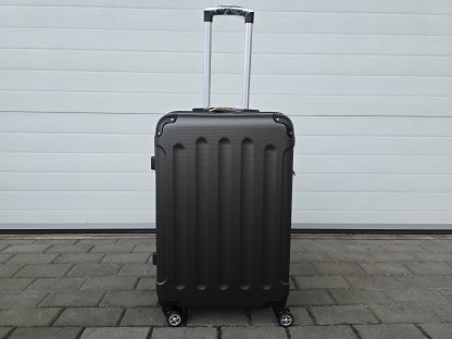 cestovní skořepinový kufr střední - tmavě šedá