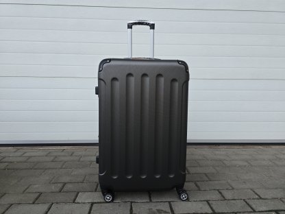 cestovní skořepinový kufr velký - tmavě šedá