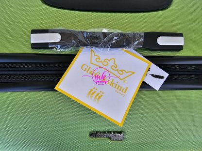 cestovní skořepinový kufr velký - zelená