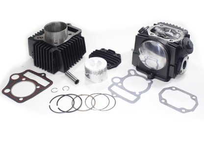 VÁLEC ATV 110 52,4mm ČEP 13mm SADA S HLAVOU ČERNÁ TZ MOTOR HORIZONTÁLNÍ S OZNAČENÍM 152FMH VYSKYTUJÍCÍ SE V ATV ČÍNSKÉ ČTYŘKOLKY, MOPEDY STREET, CROSS, CHOPPER