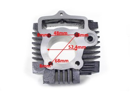 VÁLEC ATV 110 52,4mm ČEP 13mm SADA S HLAVOU ČERNÁ TZ MOTOR HORIZONTÁLNÍ S OZNAČENÍM 152FMH VYSKYTUJÍCÍ SE V ATV ČÍNSKÉ ČTYŘKOLKY, MOPEDY STREET, CROSS, CHOPPER