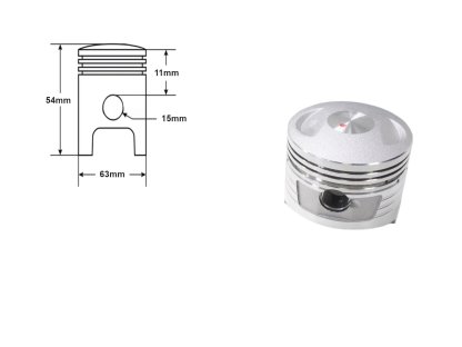 VÁLEC ATV 200 CG 63mm ČEP 15mm AC HP KPL. WIN